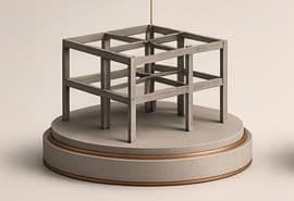 Skeleton structure model, design and budget stage (sample image)